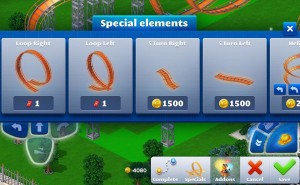 rollercoaster tycoon 4 mobile trailer screenshot