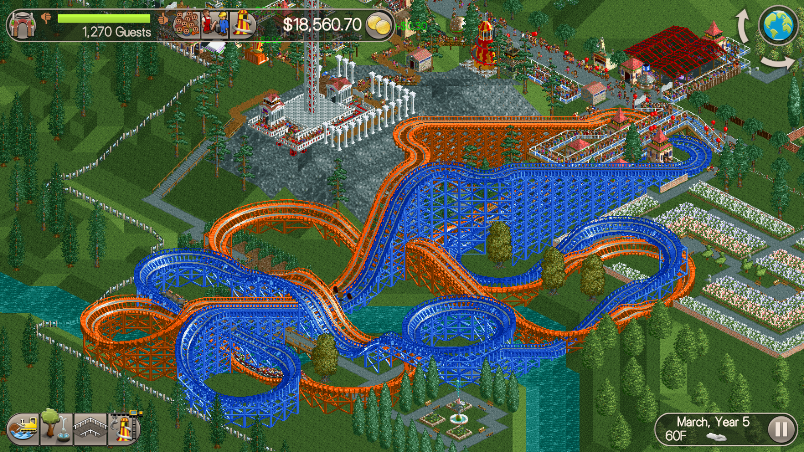 rollercoaster tycoon classic umbrella prices